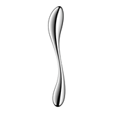 Satisfyer Star Force 3 Heavy Weighted Metal Dildo - Silver - Steel Sex Toys